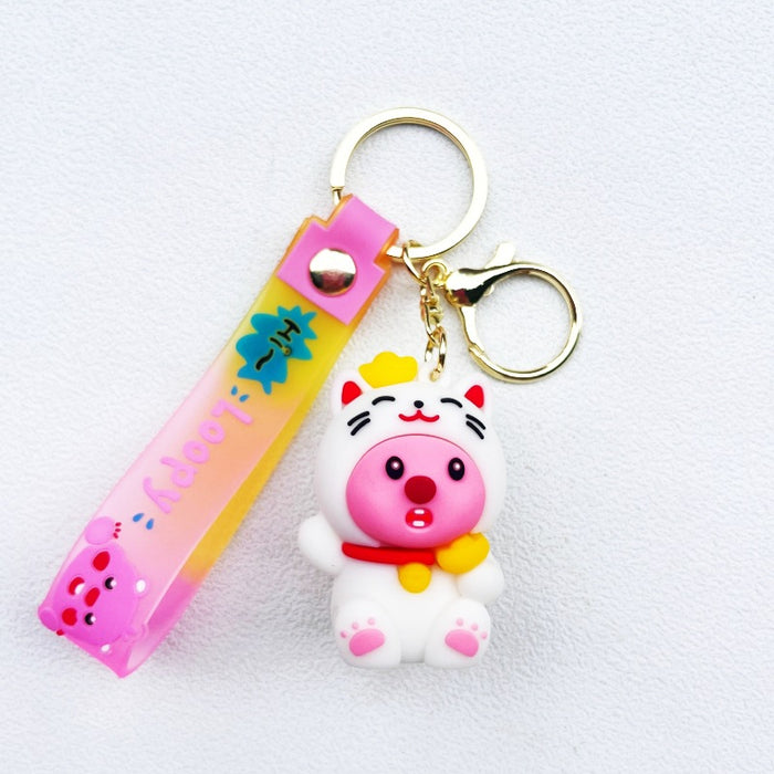 Wholesale Cartoon Doll PVC Keychain JDC-KC-ChuC021