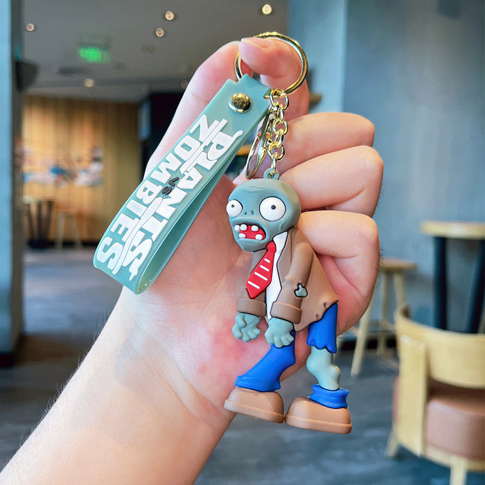 Wholesale Zombie keychain pendant school bag pendant car keychain accessories