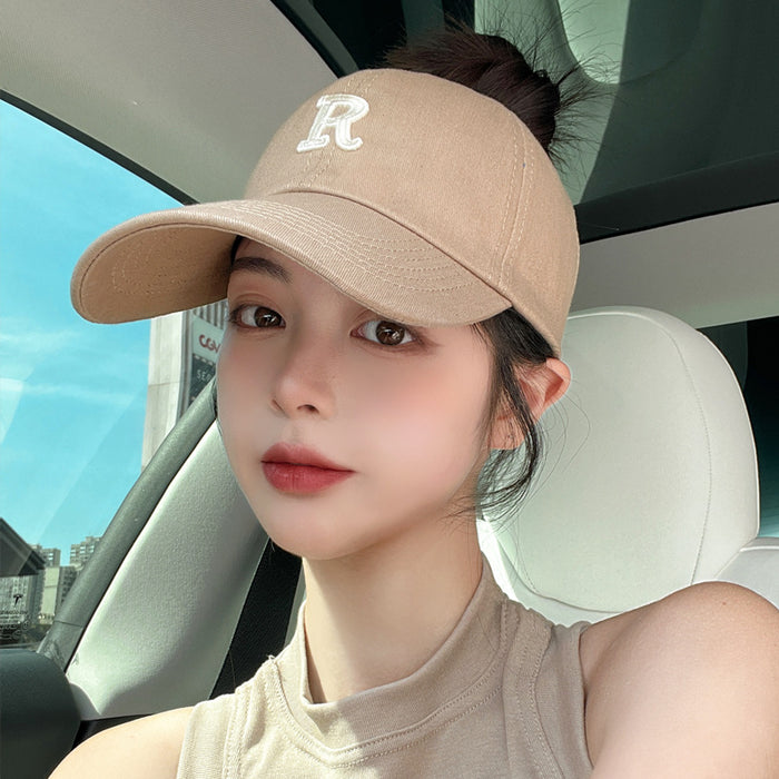 Wholesale Hat summer empty top running duckbill cap baseball cap sunshade sun hat