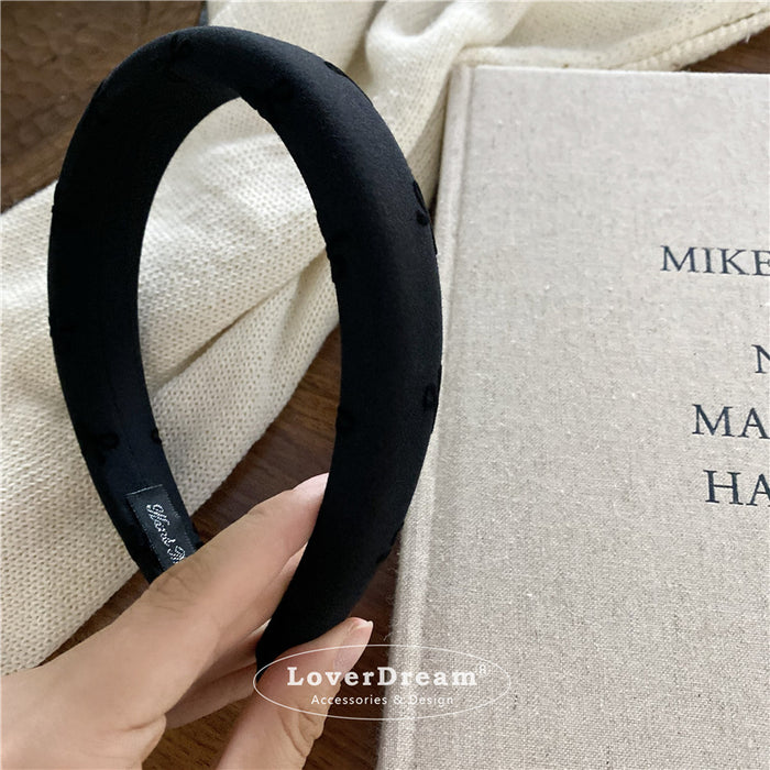 Wholesale Wave Point Love Bow Hair Hoop Fashion Headband Versatile Headwear Hair Accessories