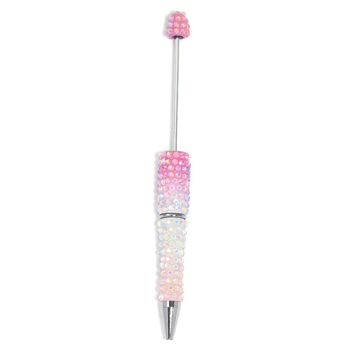 Wholesale New full diamond bead pen fashionable high value gradient bead pen DIY creative handmade diamond bead pen