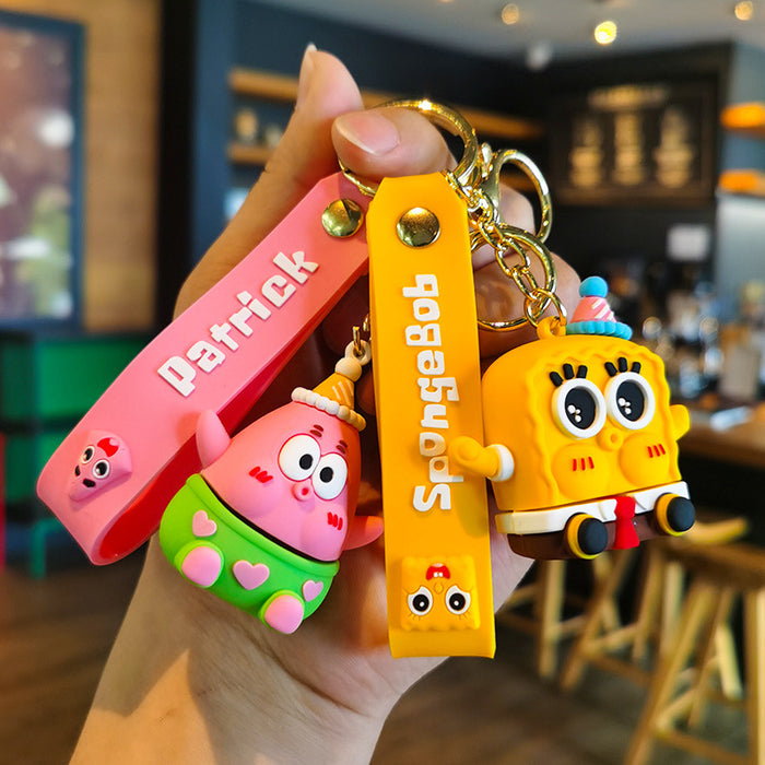 Wholesale Cartoon Doll Silicone Keychain JDC-KC-Tingm256