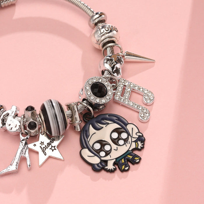 Wholesale K-POP Bracelet Cartoon Diamond Pendant