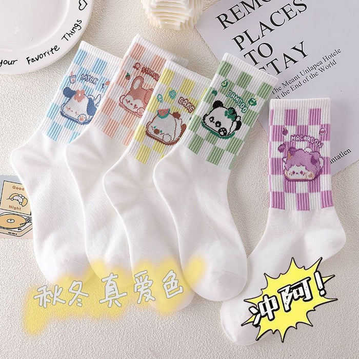 Wholesale Cartoon Versatile Mid-Calf Socks