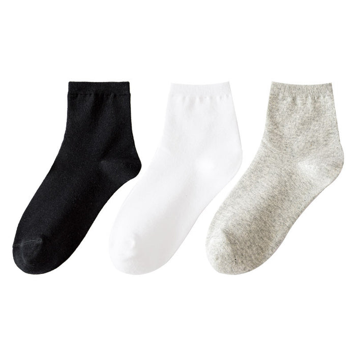 Wholesale Socks, mid tube, solid color, business men's socks, black and white long socks, no wash, odor proof