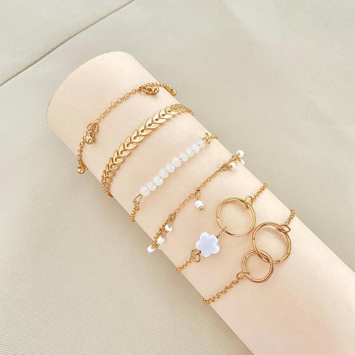 Wholesale Geometric Circle Bracelet suit