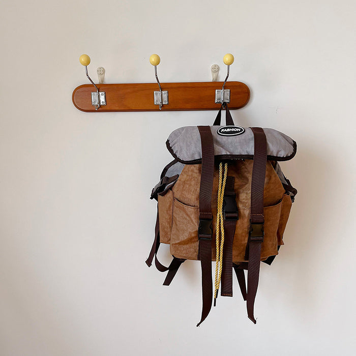 Wholesale Children's bag, contrasting color backpack, handsome outdoor travel, large capacity backpack, lightweight backpack