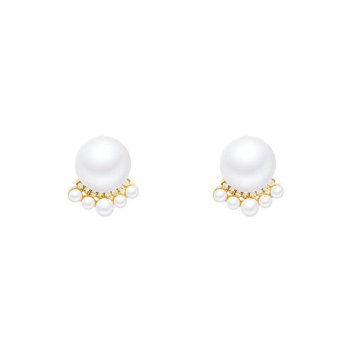 Wholesale Cat Claw Pearl Earrings, New, Niche, Retro, Elegant, Light Luxury Earnail Accessories Wholesale