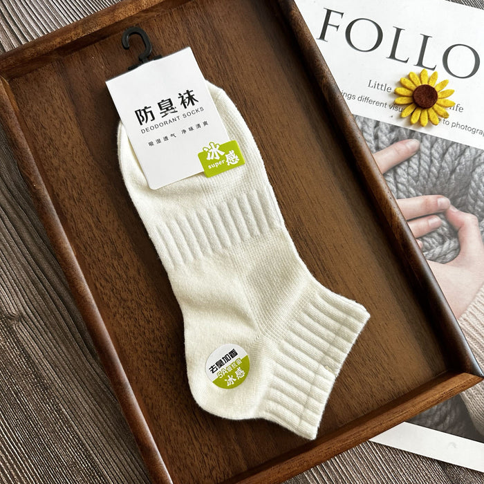 Wholesale Cotton socks, summer thin socks, sweat absorbing sports short tube socks