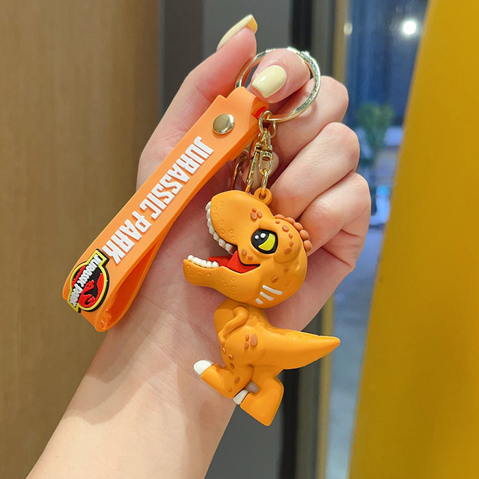 Wholesale Dinosaur Keychain Cartoon Figurine Car Key Ring