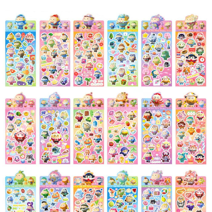 Wholesale Creative DIY Cute Cartoon Character Laser Stickers