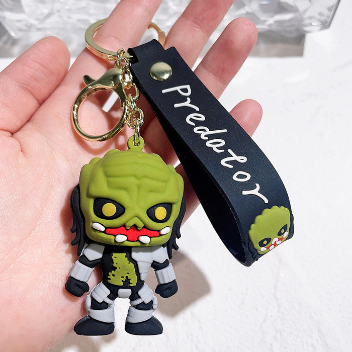 Wholesale Cartoon Silicone Doll Keychain JDC-KC-QiChao052