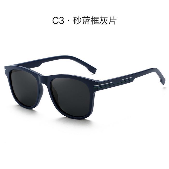 Wholesale Polarized lens integrated sunglasses for men, fashionable sunscreen sunglasses for men, high-end TR frame sunglasses for men