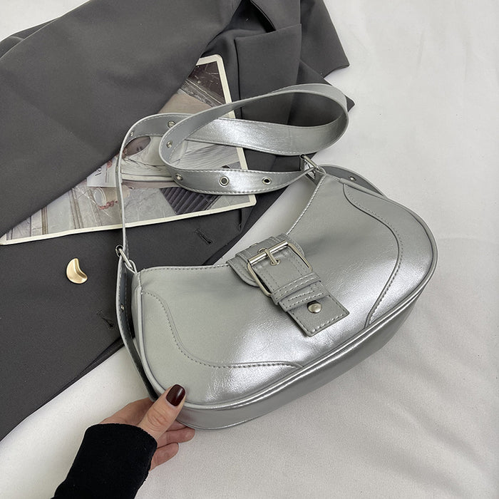 Wholesale Popular single shoulder commuting fashionable texture retro bag