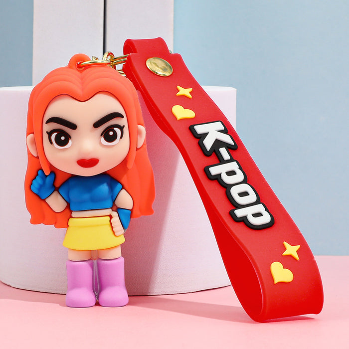 Wholesale Kpop Anime Backpack Pendant Keychains