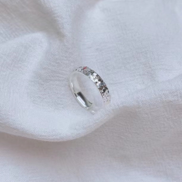 Wholesale Opening pure silver ring with exquisite craftsmanship, niche design, and fashionable style