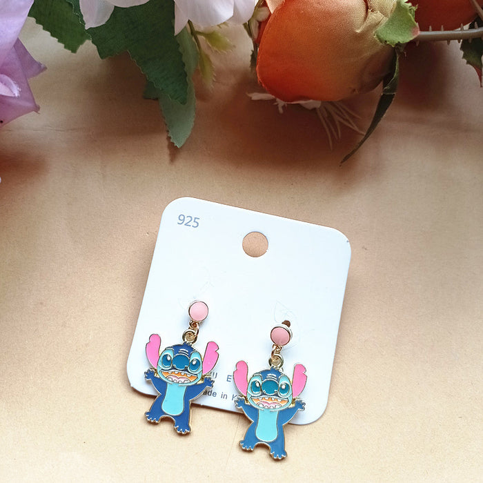 Wholesale Cute Alloy Cartoon Earrings JDC-ES-Xiaox013