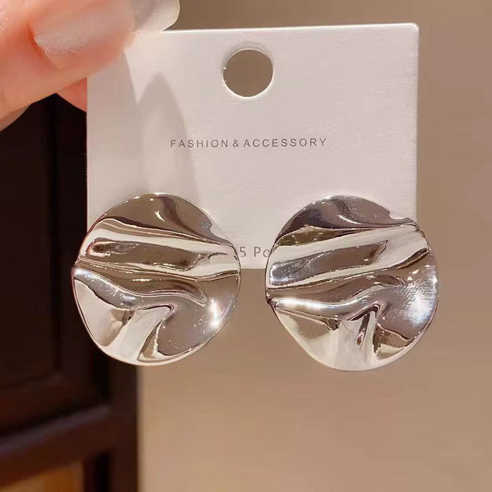 Wholesale Geometric Irregular Earrings Women's Earrings Silver Pin