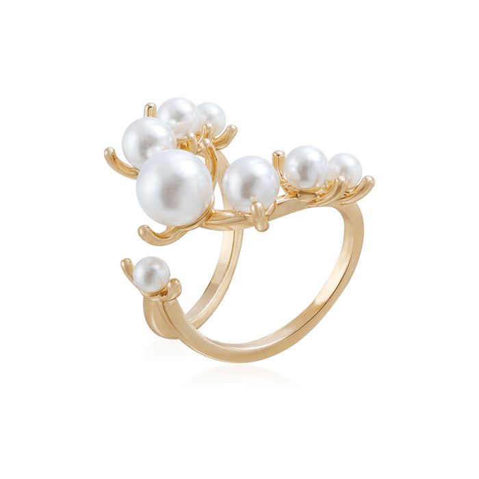 Wholesale Imitation Pearl Open Ring