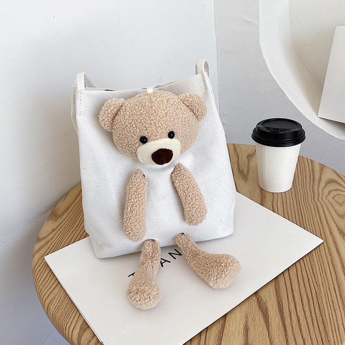 Wholesale Crossbody versatile single shoulder canvas bag cute