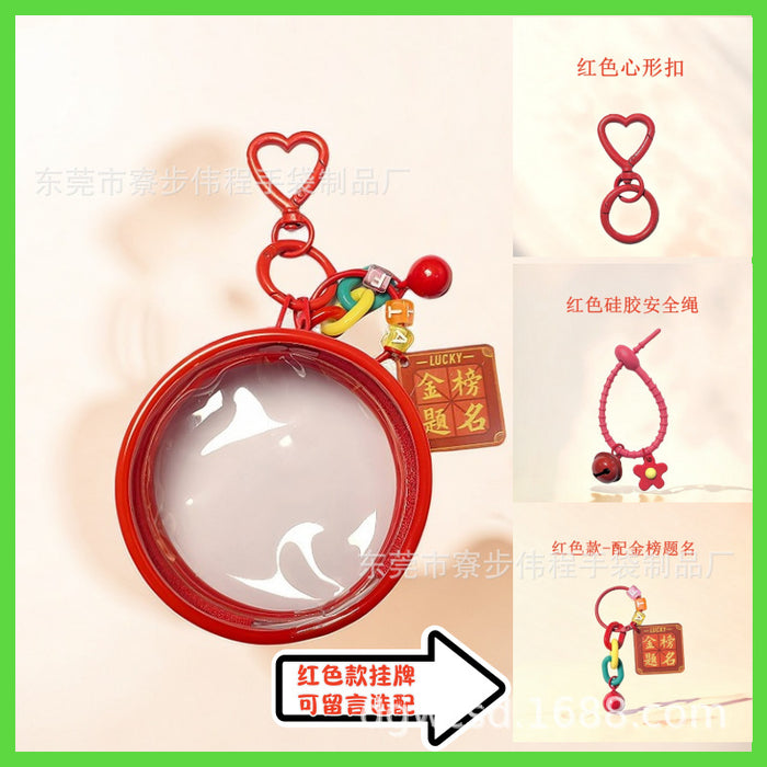 Wholesale The display bag PVC transparent bag badge storage bag