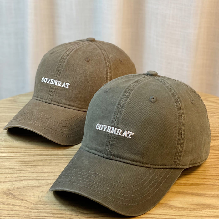 Wholesale Letter Embroidered Baseball Cap All-Match Washable Cotton Cap for Small Face