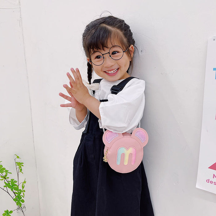 Wholesale Creative sequin rainbow shoulder bag, women's cartoon children's bag, new cute crossbody bag, zero wallet