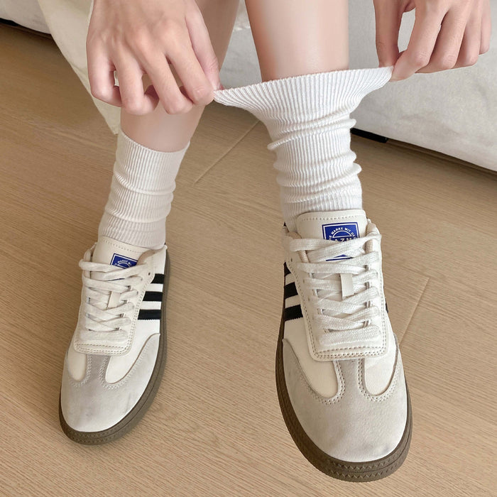 Wholesale Socks, tube socks, thin strips, loose mouth, stacked socks