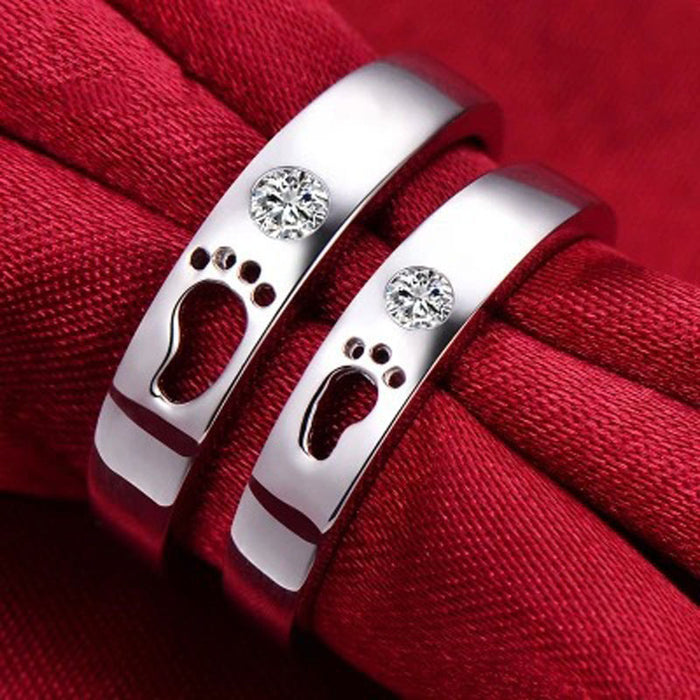 Wholesale  ring Women's couple pair ring  jewelry silver ring