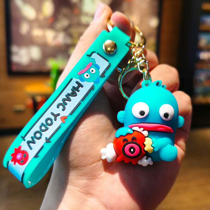 Wholesale Clownfish Design Silicone Keychain Bag Charm