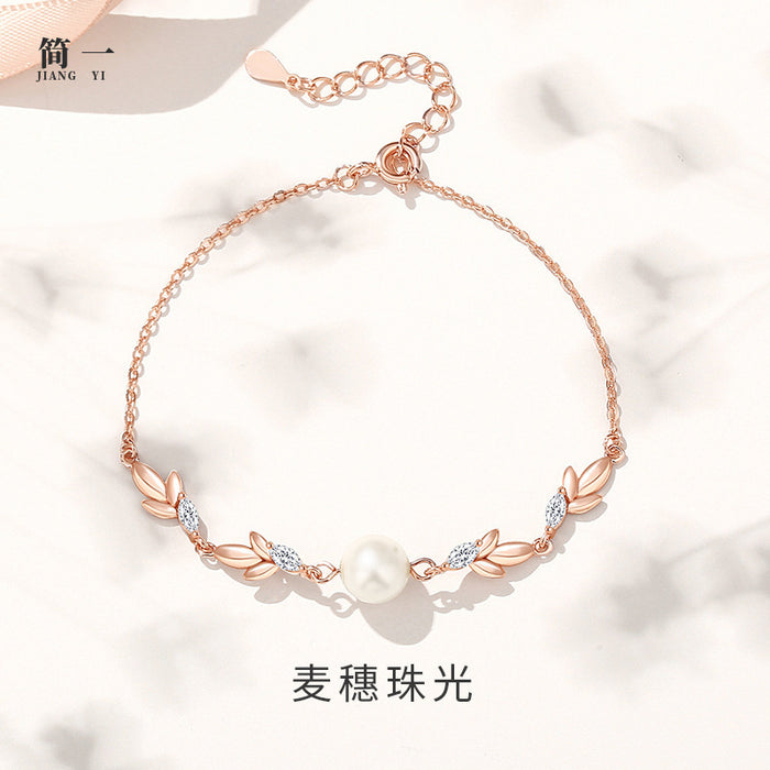 Wholesale Original new pure silver bracelet with niche design, exquisite, simple and versatile bracelet