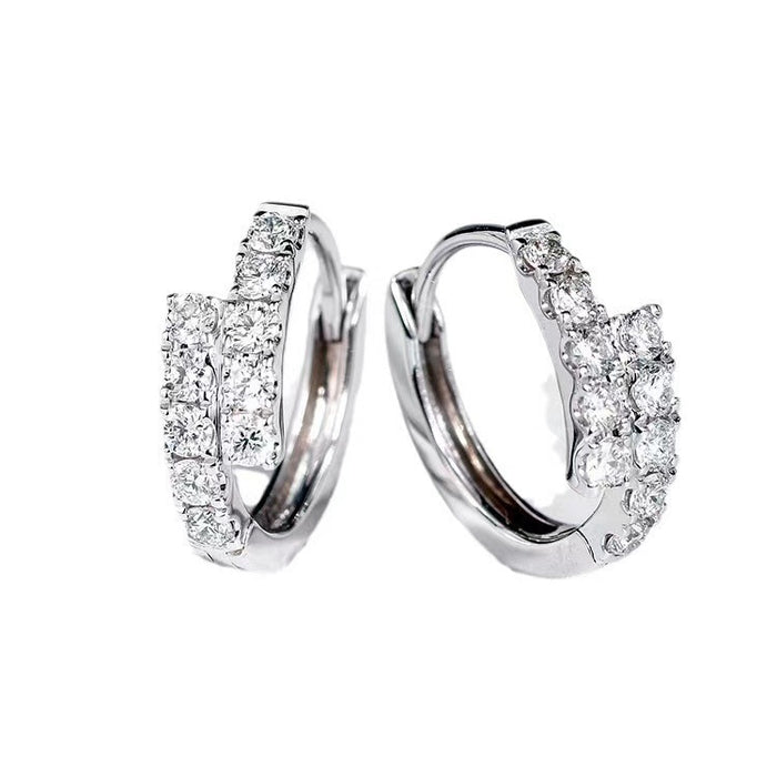 Wholesale Simulation Diamond Set 4m Zircon Double Row Design