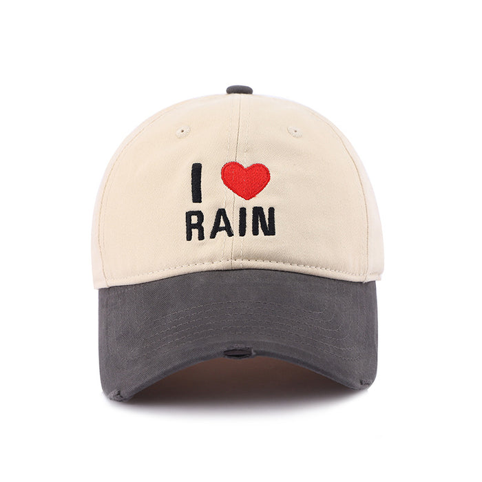 Wholesale New color blocked versatile duckbill cap with soft top and sun shading baseball cap