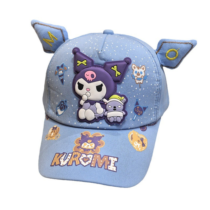 Wholesale Children's baseball cap anime cartoon cute duckbill cap, children's sun protection and sunshade hat