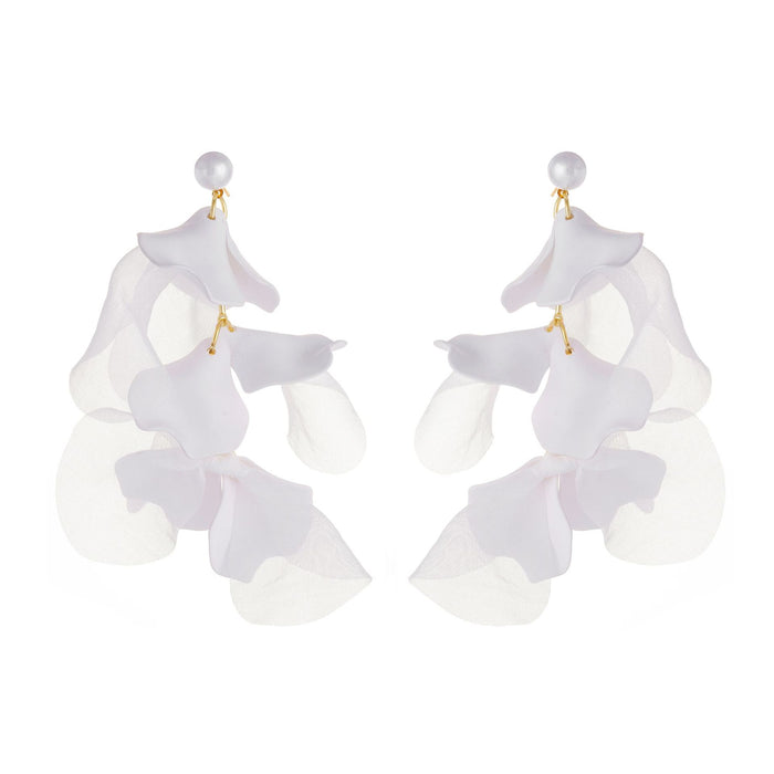 Wholesale Earrings, pearls, flower earrings, earrings, personalized and niche temperament earrings