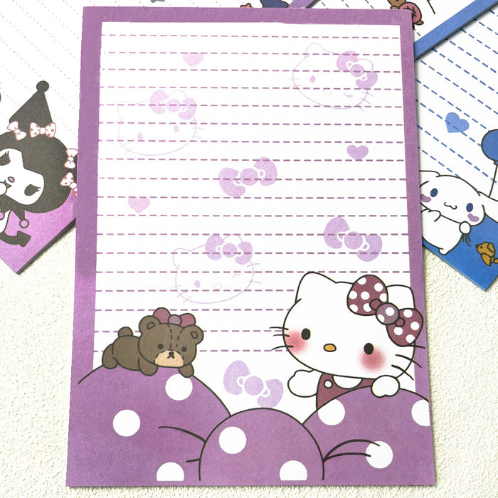 Wholesale Colorful new horizontal line notebook student cute cartoon notepad letter paper