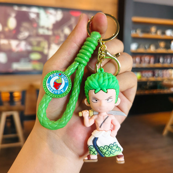 Wholesale Cartoon Doll Rubber Keychain JDC-KC-Tingm021