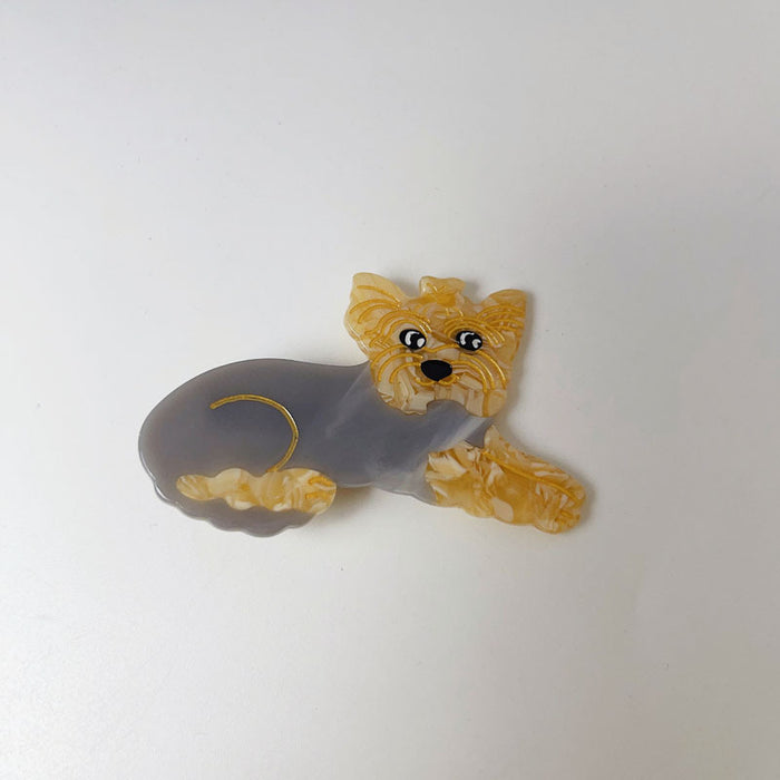 Wholesale Animal Dog Acetate Hair Clip JDC-HC-XingYi026