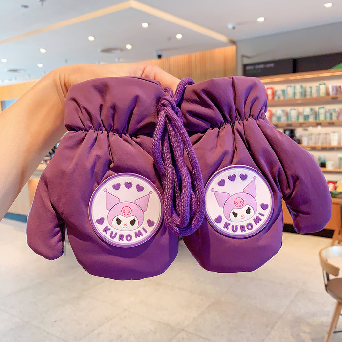 Wholesale Baby Bear Cotton Children' s Gloves Cartoon Winter Warmth