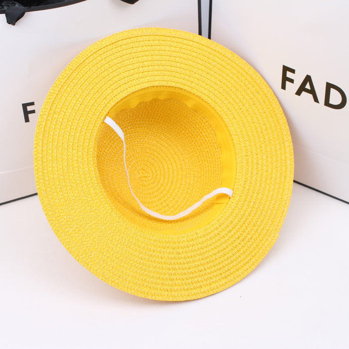 Wholesale cosplay one piece straw hat hat summer hand-knitted all-match sun hat