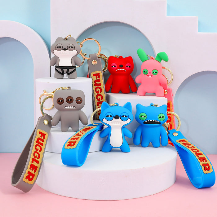 Wholesale Tooth Monster Keychain Pendant Doll