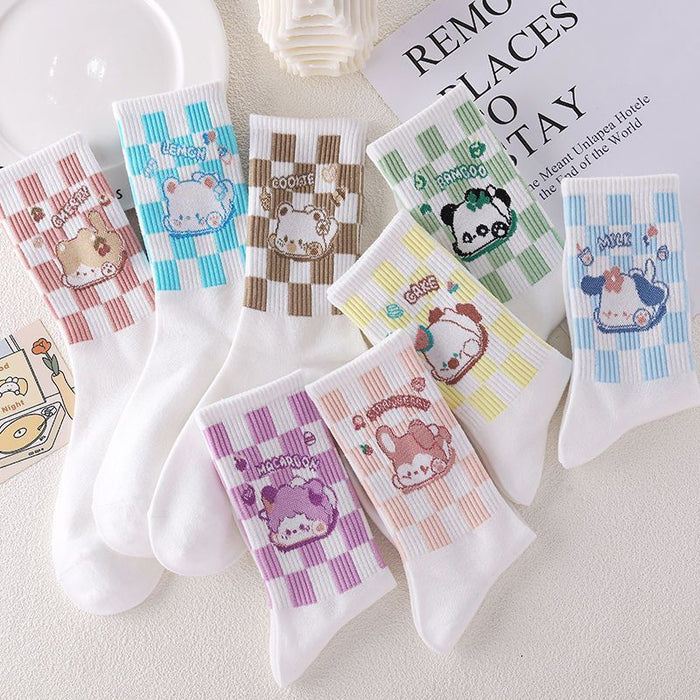 Wholesale Cartoon Versatile Mid-Calf Socks