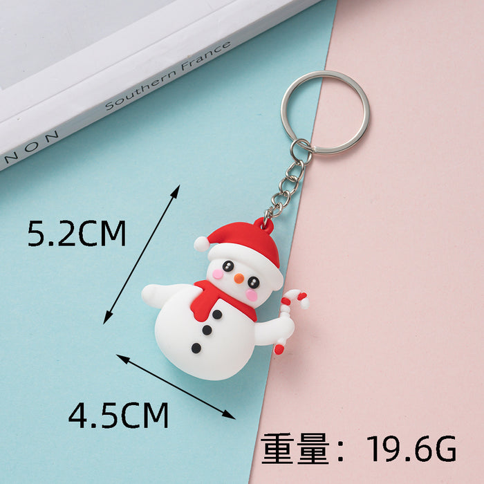 Wholesale Cute Christmas PVC Keychains JDC-KC-Wenma009