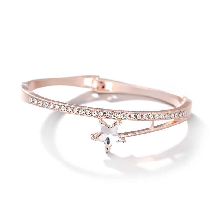 Wholesale Five-pointed Star Bracelet Diamond Bracelet