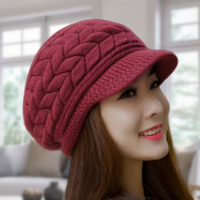 Wholesale Warm Knitted Wool Hats for Middle-aged and Elderly People JDC-HT-PX002