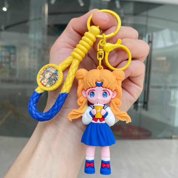 Wholesale Keychain creative backpack pendant car keychain decoration small gift wholesale