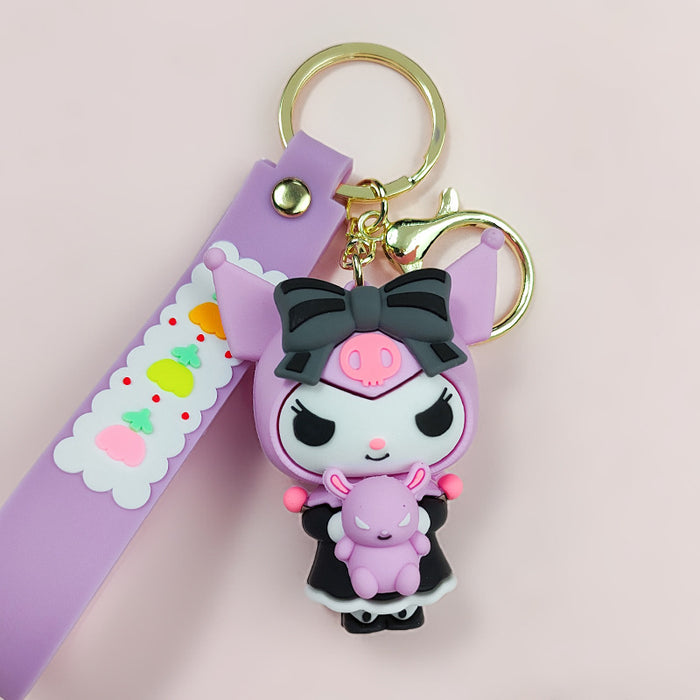 Wholesale Cartoon Doll Silicone Keychain JDC-KC-Tingm204