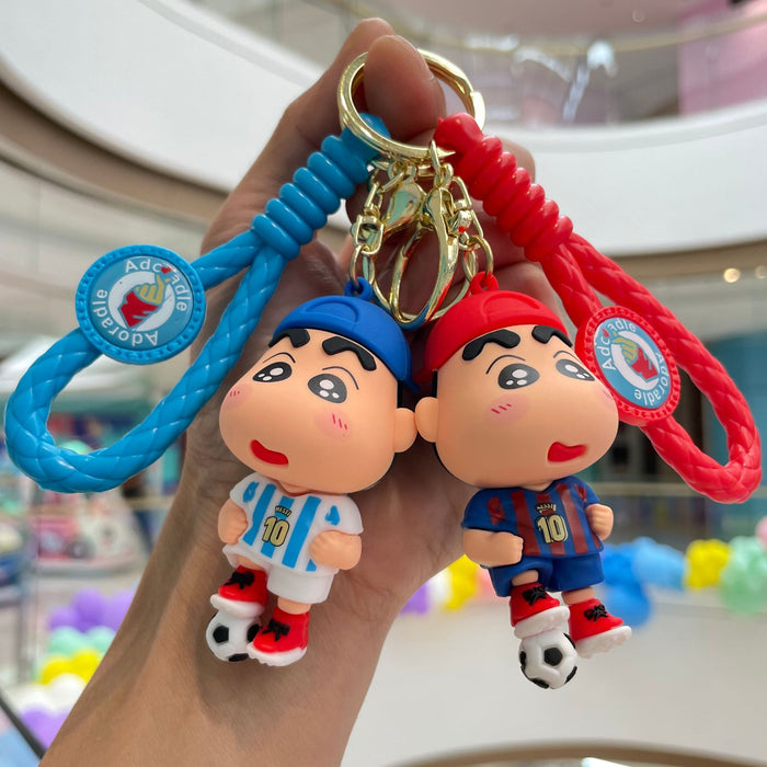 Wholesale Cartoon keychain, three-dimensional figurine pendant, car keychain, small gift wholesale