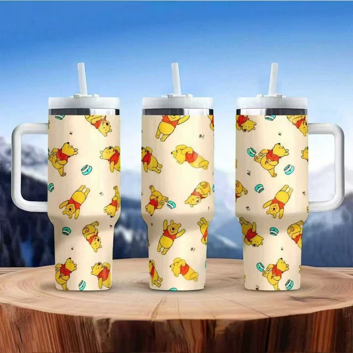 Wholesale 40oz tumbler ice bullies cup Portable insulated mug with handle