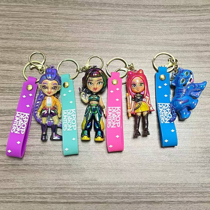 Wholesale Cute KPOP-themed Silicone Keychain